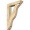 Ekena Millwork Funston Slat Rough Sawn Bracket w/ Offset Brace, Douglas Fir, 6"W x 26"D x 38"H BKT0604X26X38FST06RDF - alternate 1